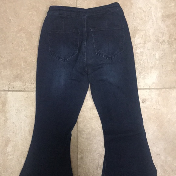 EUC! Kancan denim bell bottom super flare jeans size 7 - Picture 8 of 8